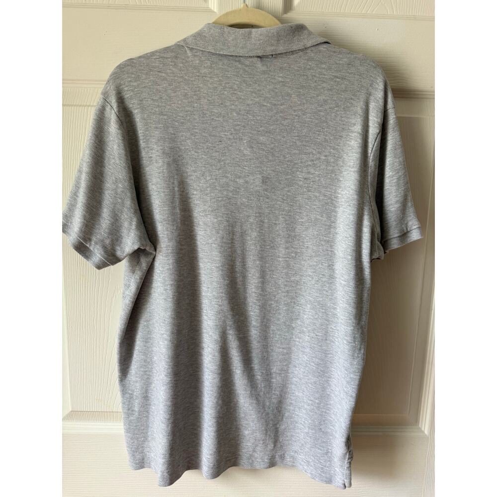 U.S. Polo Assn Luxury Feel Gray Polo Shirt  Flesh Pony Size M - Picture 2 of 6